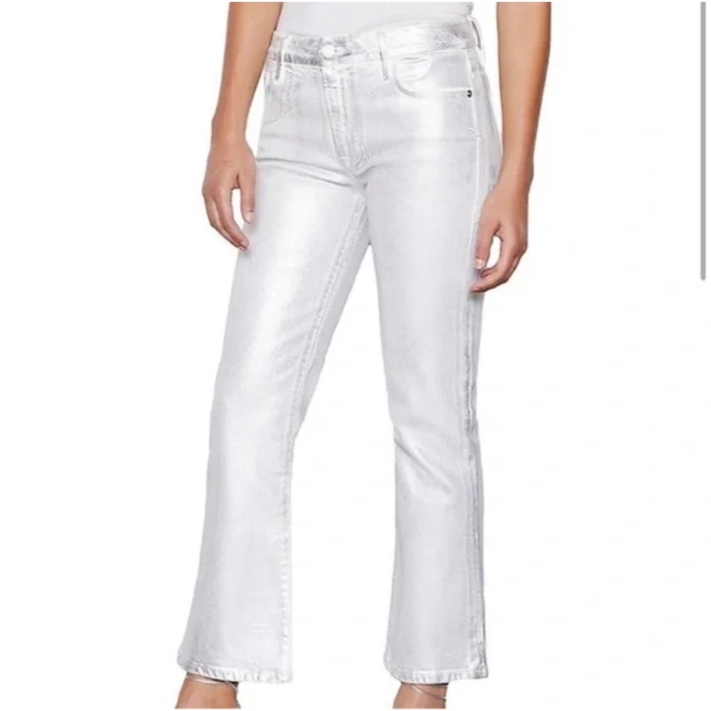 Frame Denim White Flare & Wide Leg Jeans